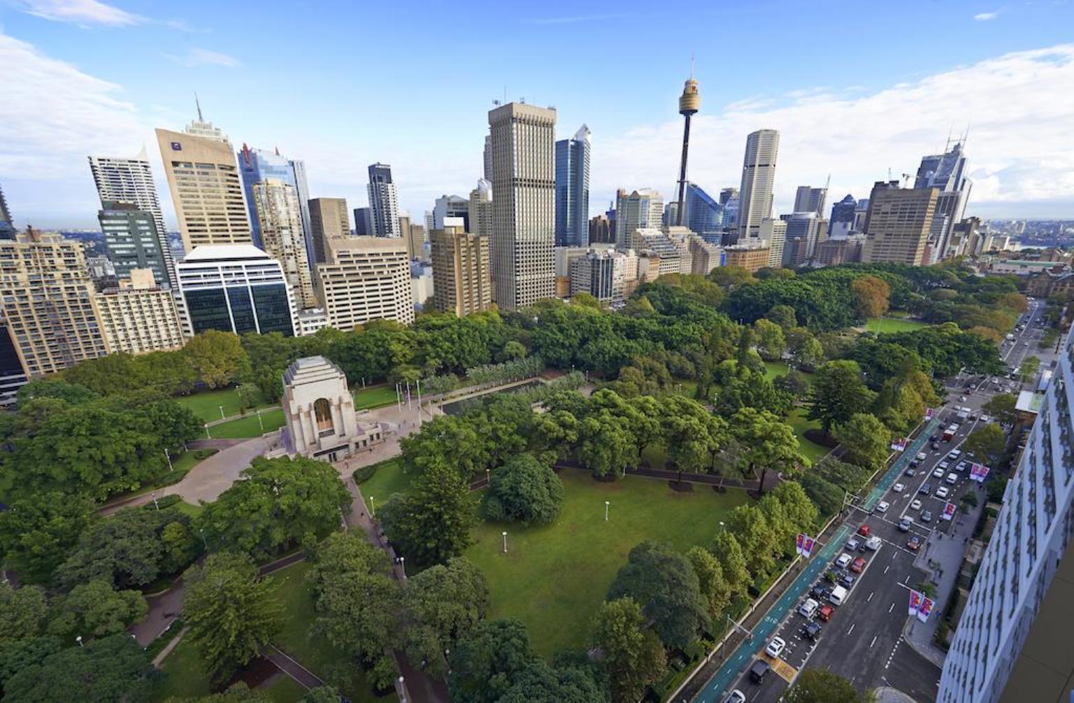 Hotel Pullman Sydney Hyde Park Exterior foto The Domain, Sydney